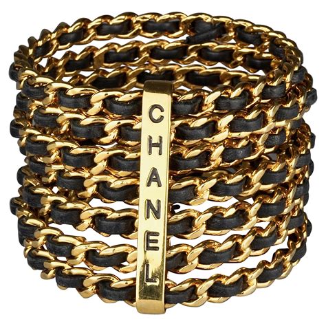 bracelet chanel design|Chanel vintage bracelet.